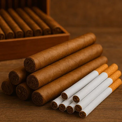 Cigars, cheroots, cigarillos and cigarettes